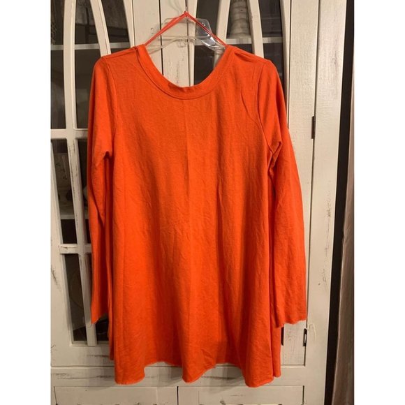 Free People Beach Poppy Beatnik Tunic Womens XS Top, Orange (bin KE) - Picture 4 of 7